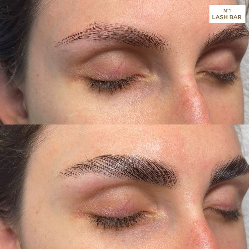 Laminácia obočia 2